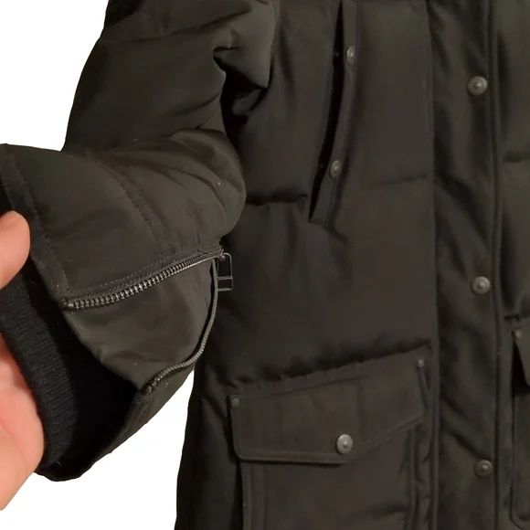 Moose Knuckles Alberta Women’s Parka – Size L, NWT, Black, Goose-Down, Fox Fur - Picture 7 of 16